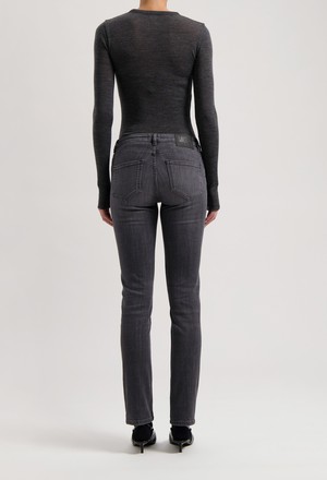 Faye Low Slim - Authentic Black from Mud Jeans