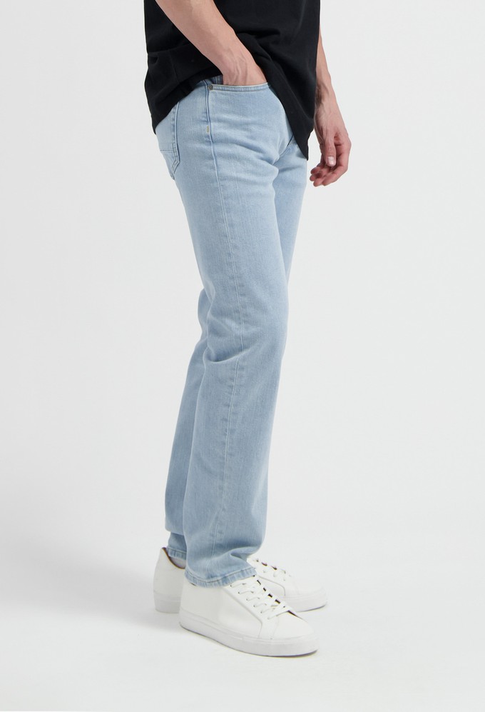 Bryce Mid Straight - Light Stone from Mud Jeans