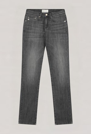 Faye Straight - Authentic Black from Mud Jeans