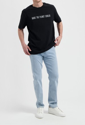Bryce Mid Straight - Light Stone from Mud Jeans