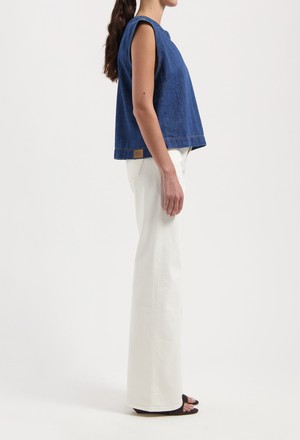 Noa Top - Stone Indigo from Mud Jeans
