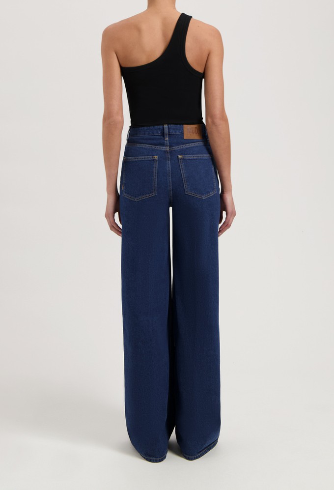 Sara High Loose - Stone Indigo from Mud Jeans