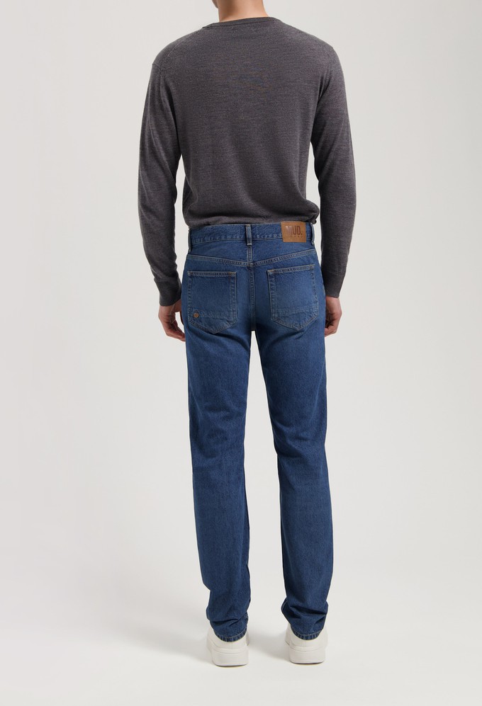 John Mid Straight - Rustic Blue from Mud Jeans