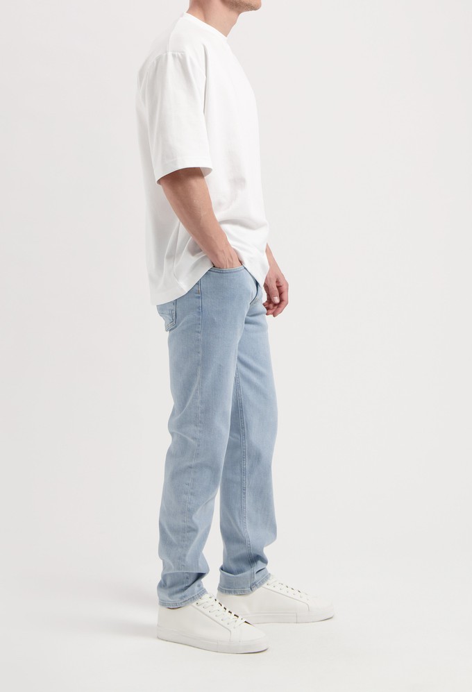 Dunn Low Tapered - Light Stone from Mud Jeans