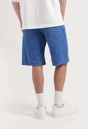 James Denim Short - Medium Stone from Mud Jeans