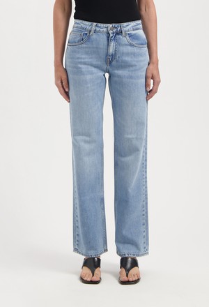 Carry Mid Straight - Light Stone Vintage from Mud Jeans