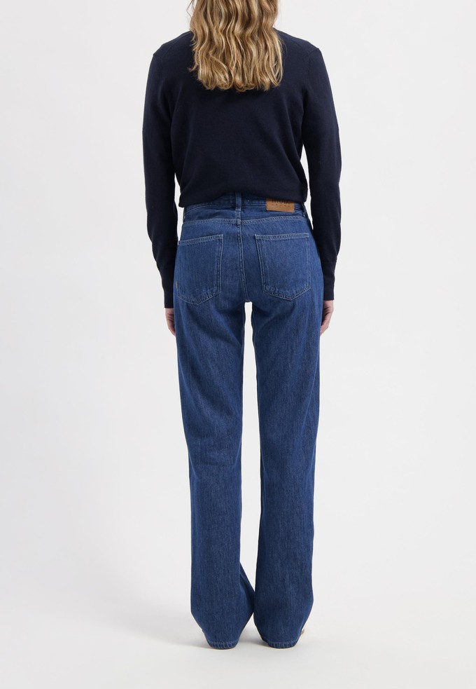 Jamie Mid Loose Flow - Stone Indigo from Mud Jeans