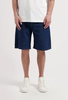 James Denim Short - Stone Indigo via Mud Jeans