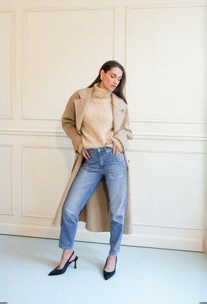 Mams High Tapered - Old Stone from Mud Jeans