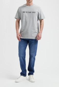 Robin Tee - Heather Grey via Mud Jeans