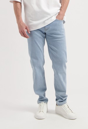 Dunn Low Tapered - Light Stone from Mud Jeans