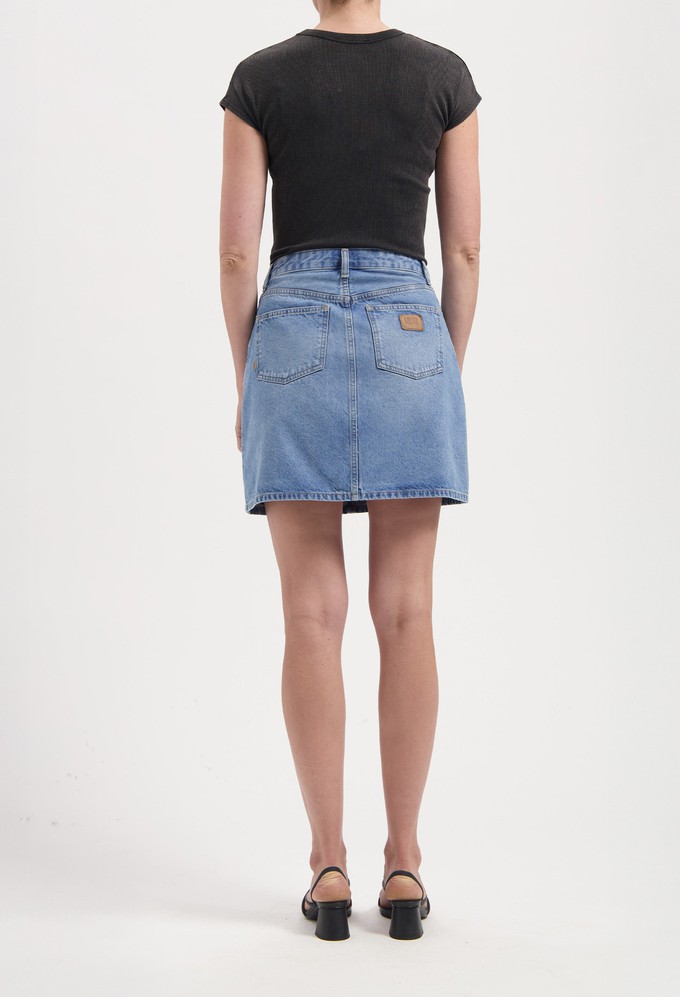 Audry Mini Skirt - Light Stone Vintage from Mud Jeans
