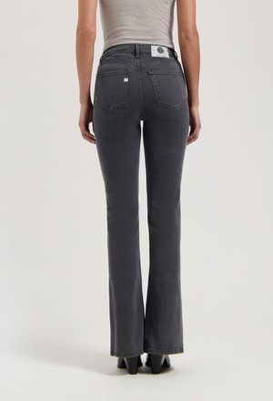Isy Flared - O3 Grey from Mud Jeans