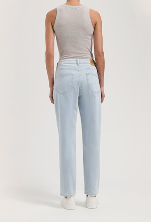 Mams High Tapered - Light Stone from Mud Jeans