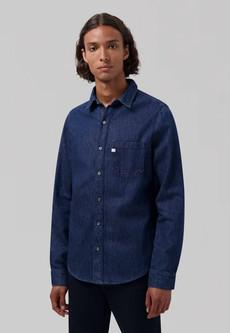 Stanley Shirt - Strong Blue via Mud Jeans