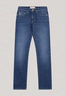 Faye Straight - Stone Indigo via Mud Jeans