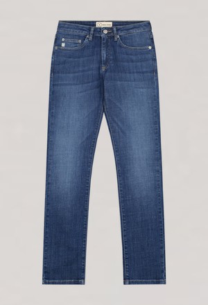 Faye Straight - Stone Indigo from Mud Jeans