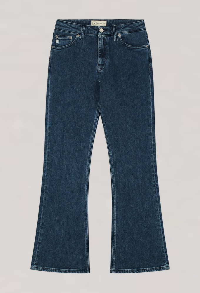 Isy Flared - Stone Indigo from Mud Jeans