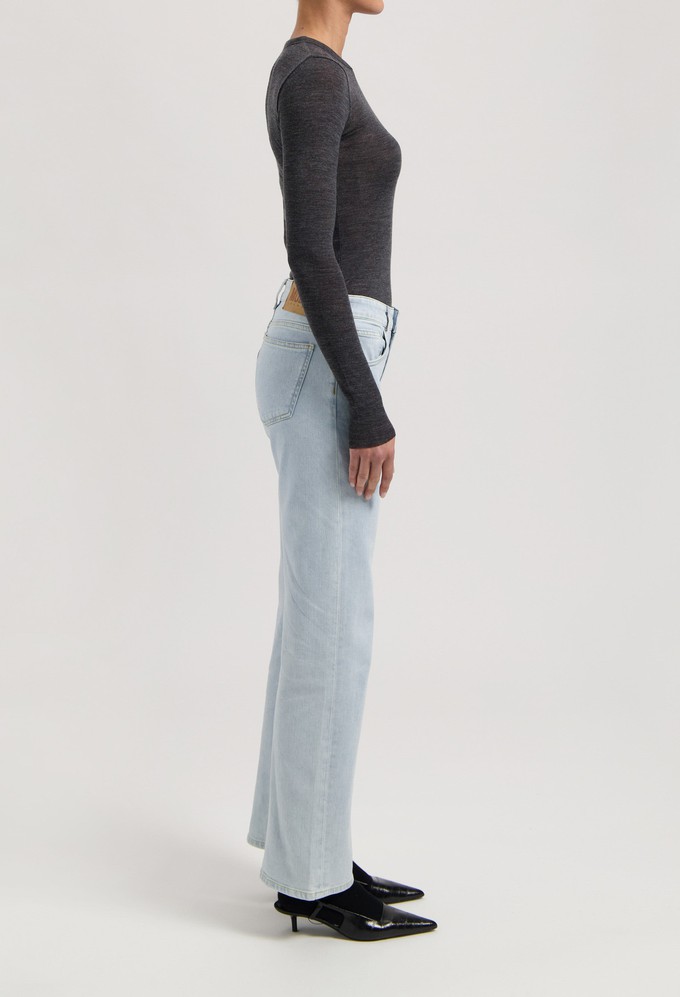 Carry Mid Straight - Light Stone from Mud Jeans