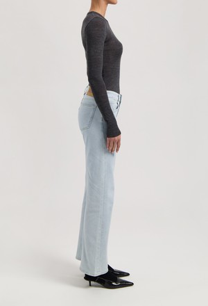 Carry Mid Straight - Light Stone from Mud Jeans