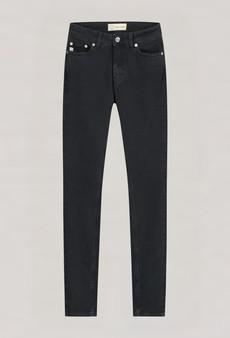 Skinny Hazen - Stone Black via Mud Jeans