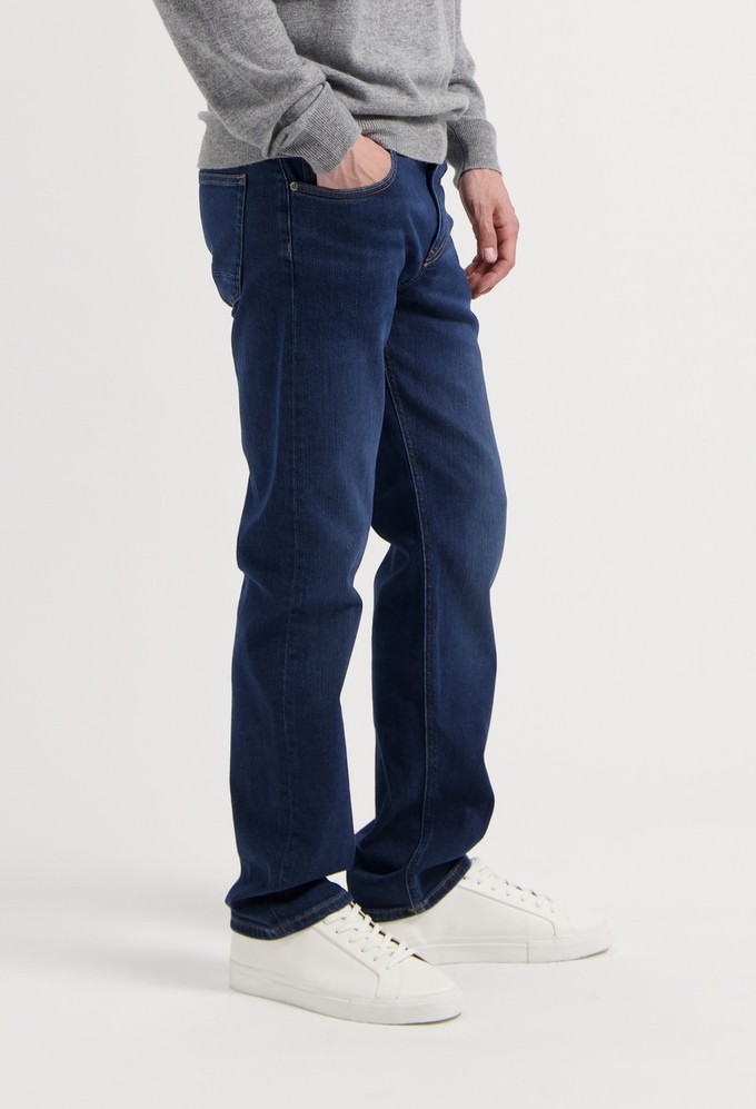 Bryce Mid Straight - Medium Dark from Mud Jeans