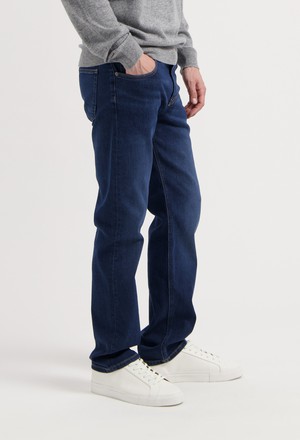 Bryce Mid Straight - Medium Dark from Mud Jeans