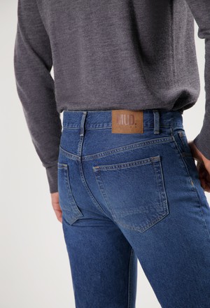 John Mid Straight - Rustic Blue from Mud Jeans