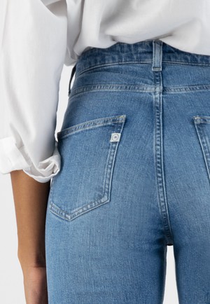 Flared Rachel - Old Stone from Mud Jeans