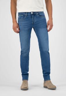 Regular Dunn Stretch - Pure Blue via Mud Jeans
