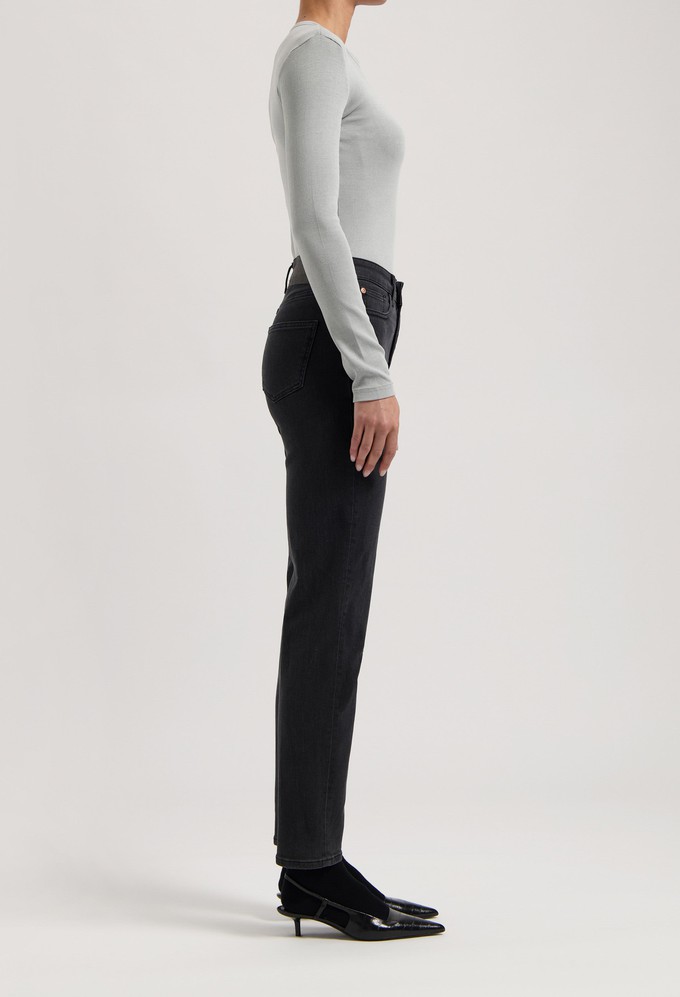 Mams High Tapered - Stone Black from Mud Jeans
