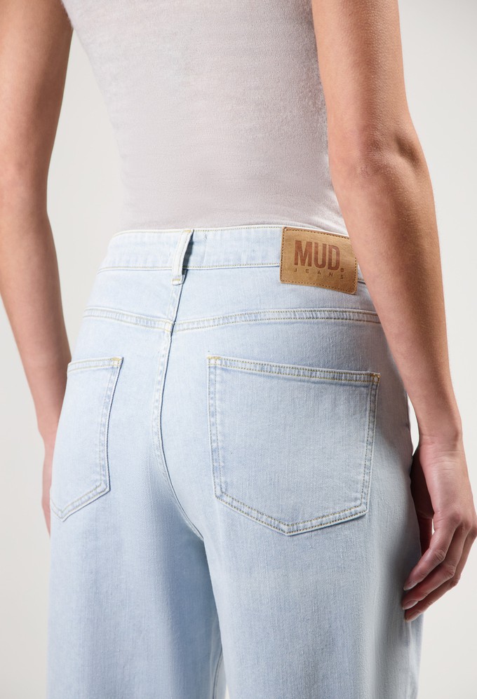Mams High Tapered - Light Stone from Mud Jeans
