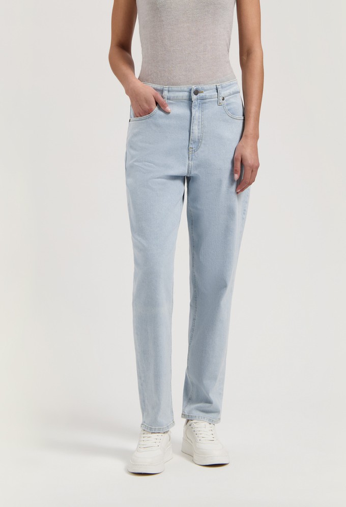 Mams High Tapered - Light Stone from Mud Jeans