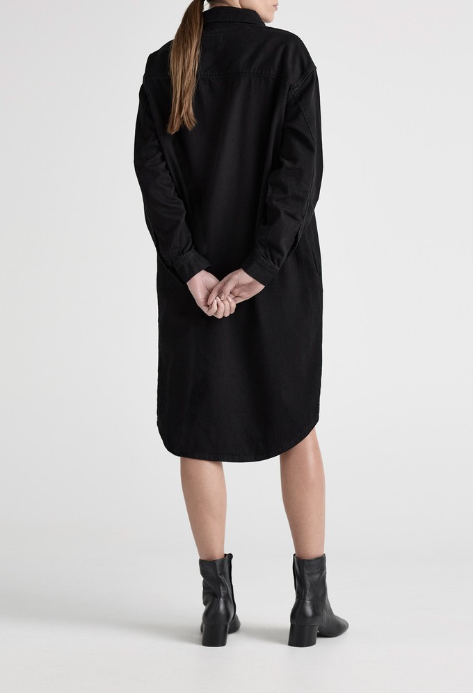 Ella Denim Dress - BlackDip from Mud Jeans