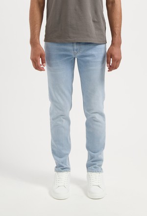 Dunn Low Tapered - Light Aged from Mud Jeans