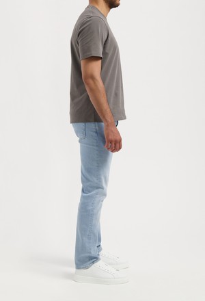 Bryce Mid Straight - Light Aged from Mud Jeans