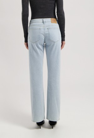 Carry Mid Straight - Light Stone from Mud Jeans