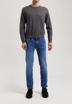Dunn Low Tapered - Pure Blue via Mud Jeans