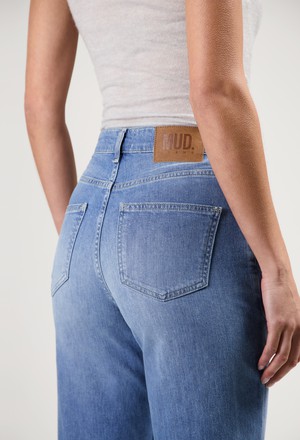 Mams High Tapered - Old Stone from Mud Jeans