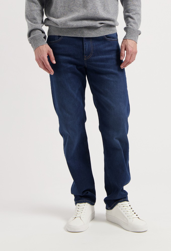 Bryce Mid Straight - Medium Dark from Mud Jeans
