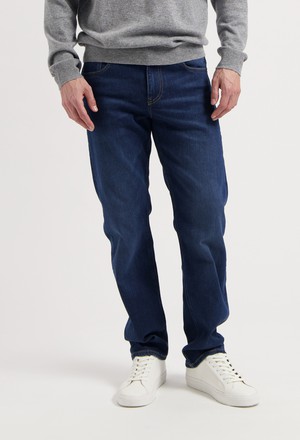 Bryce Mid Straight - Medium Dark from Mud Jeans
