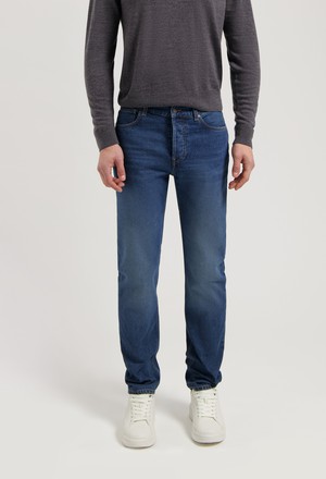 John Mid Straight - Rustic Blue from Mud Jeans