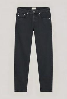 Regular Dunn Stretch - Stone Black via Mud Jeans