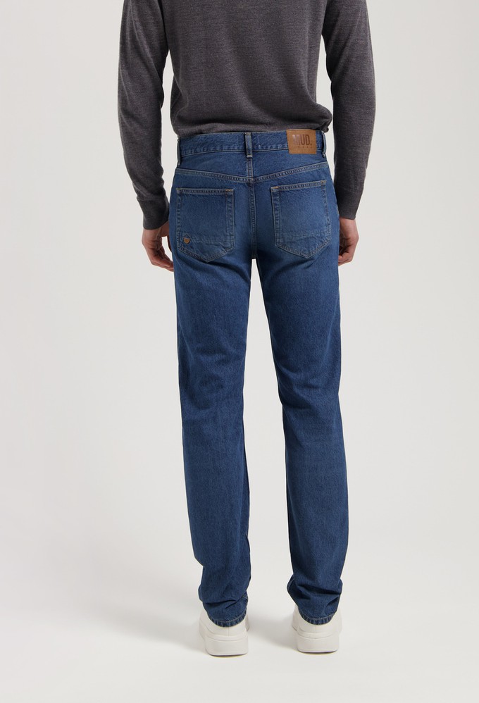 John Mid Straight - Rustic Blue from Mud Jeans