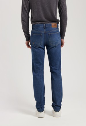 John Mid Straight - Rustic Blue from Mud Jeans