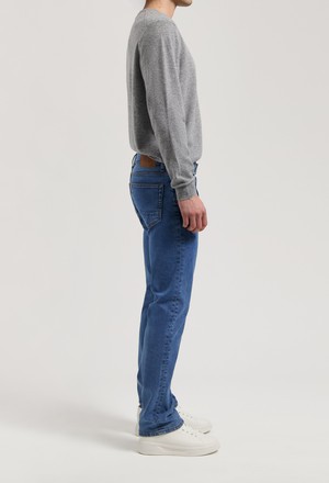 Bryce Mid Straight - Stone Vintage from Mud Jeans