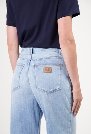 Brooke High Barrel Flow - Stone Vintage from Mud Jeans