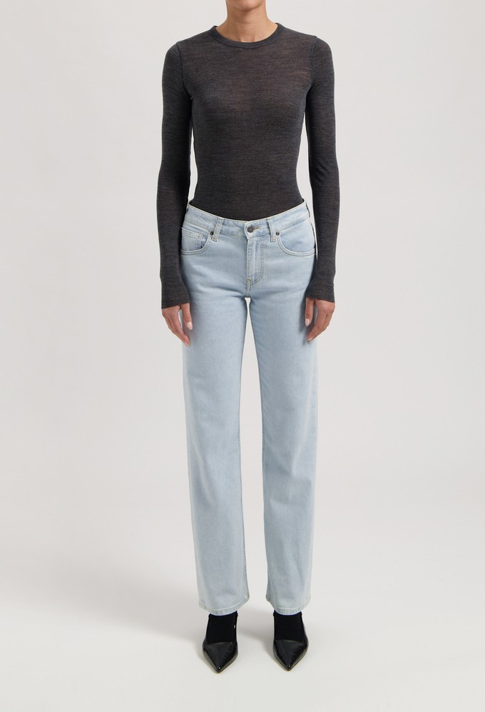 Carry Mid Straight - Light Stone from Mud Jeans