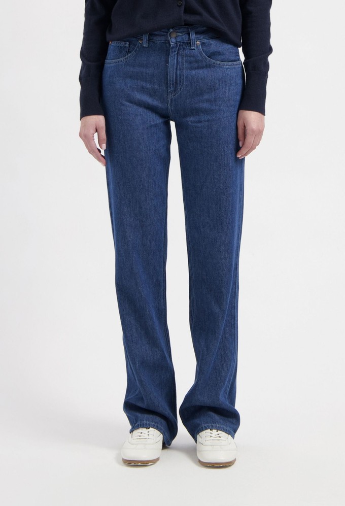 Jamie Mid Loose Flow - Stone Indigo from Mud Jeans