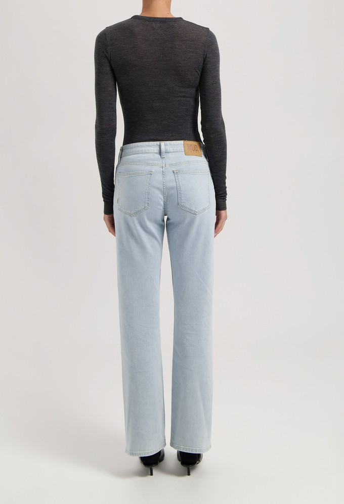 Carry Mid Straight - Light Stone from Mud Jeans